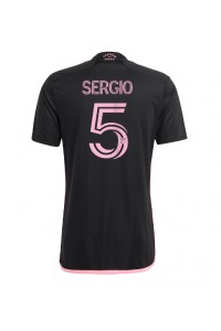 Fotbalové Dres Inter Miami Sergio Busquets #5 Venkovní Oblečení 2024-25 Krátký Rukáv